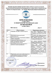 Приложение. Лист 5