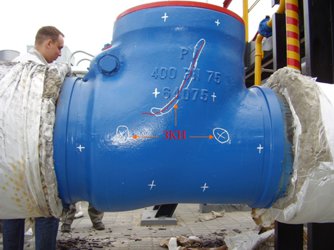 Контроль корпуса шарового крана